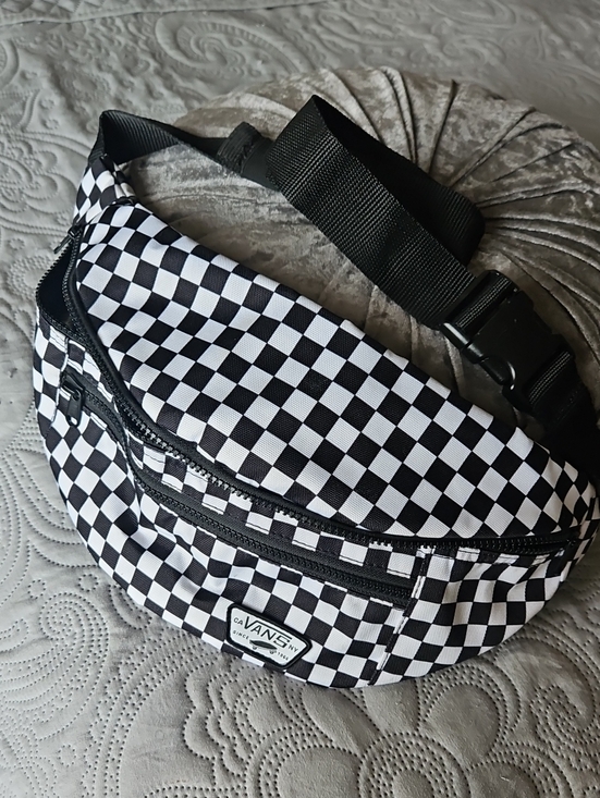 Vans Handbags - Vans Black & White Checkerboard Belt Bag